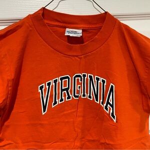Orange UVA Large Kids T-Shirt